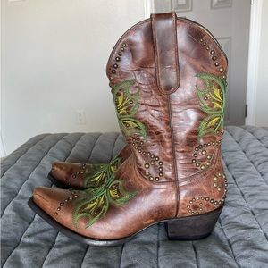 Old Gringo Cowboy Boots Butterfly